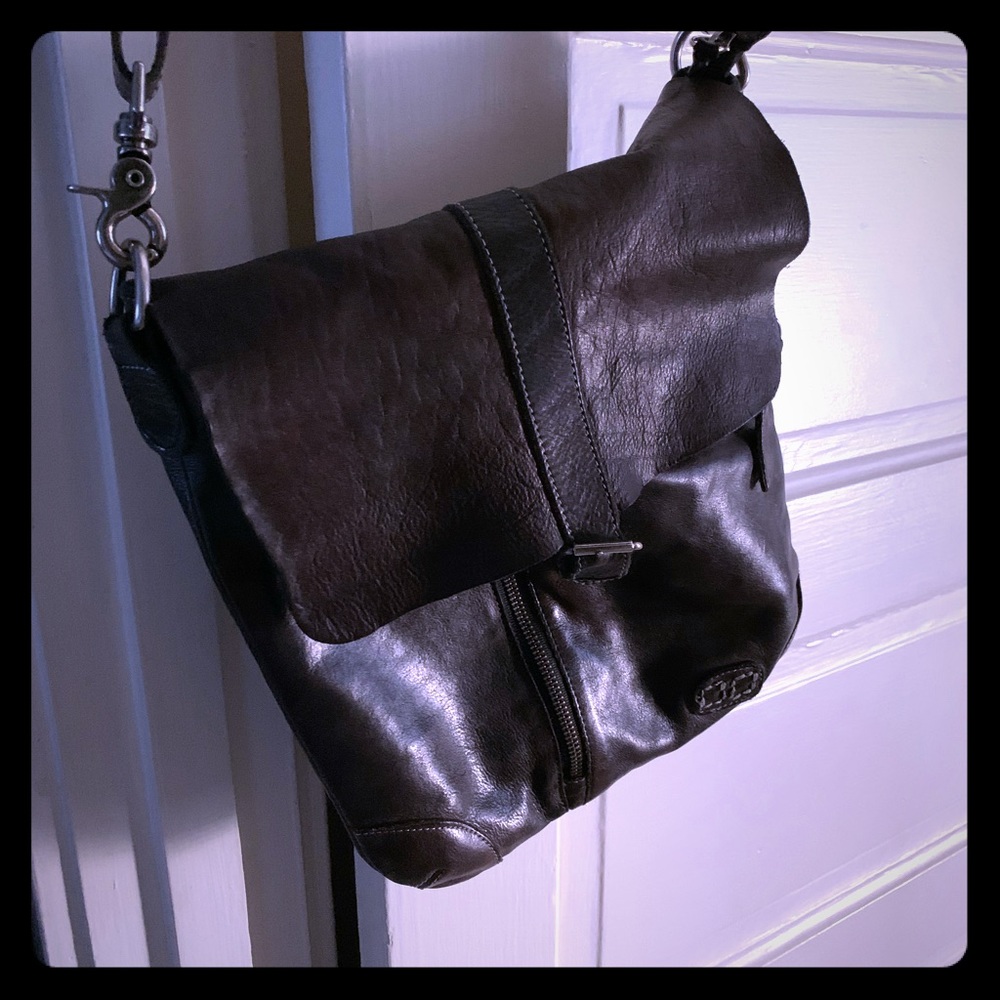 Bed Stu Jack Bag - Graphite Leather Finish
